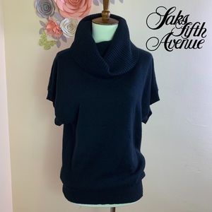 SAKS FIFTH AVENUE 100% Cashmere Turtleneck Sweater